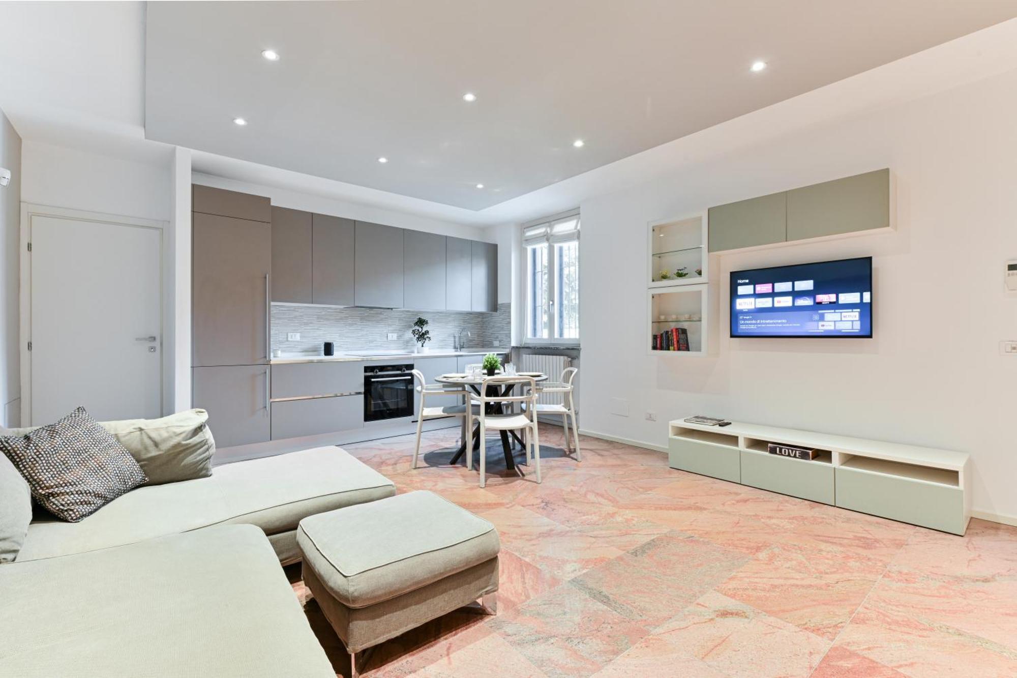 Vakantiehuis San Siro Ippodromo - Rho Fiera Elegant Two-story Loft